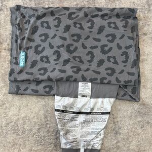 Moby Gray Leopard Print Kids Wrap